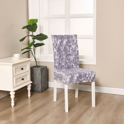 4Home Spannbezug für Stuhl Marble 45 - 50 cm, Set 2 Stück