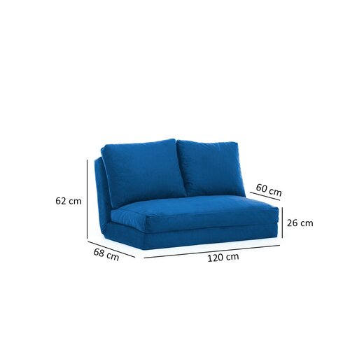 Rozkládací pohovka Taida Blue