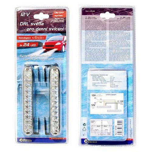 Światła do jazdy dziennej 24 LED