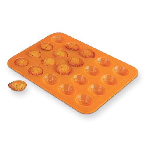 Orion Silikonska forma Orehi 20, oranžna