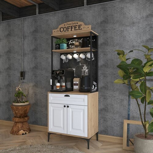 Schrank Jehy Walnut and White