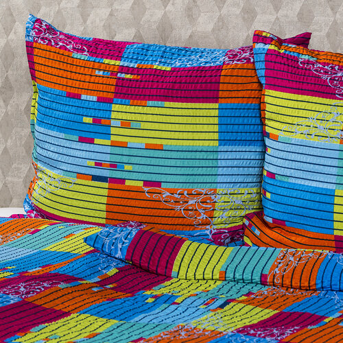 Lenjerie de pat din crep Bruno Color, 140 x 200 cm, 70 x 90 cm