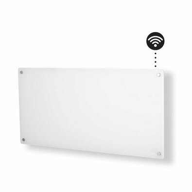 Mill Skleněný konvektor na zeď s Wifi 900 W, bílá