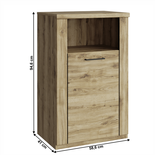 Schrank DORSI 1D, Eiche Navarra