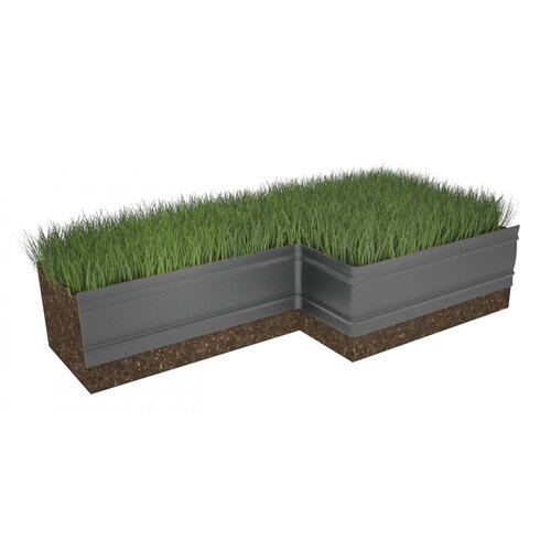 Amispol Verdeckte Gartenumrandung, 12,5 x 800 cm