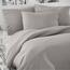 Lenjerie de pat din satin Luxury Collection, gri deschis, 240 x 220 cm, 2 buc. 70 x 90 cm
