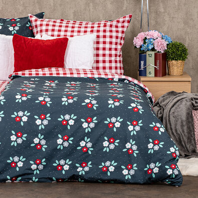 Lenjerie de pat 4Home Country, din bumbac, 140 x 220 cm, 70 x 90 cm