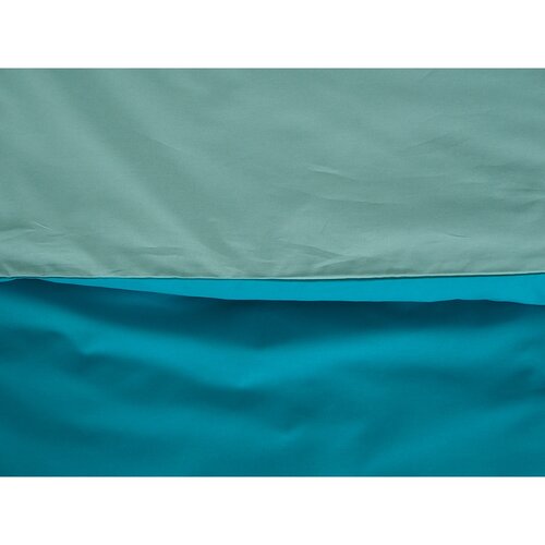 B.E.S. Petrovice Pamut ágynemű Double face türkiz/olajzöld, 220 x 200 cm, 2 db 70 x 90 cm