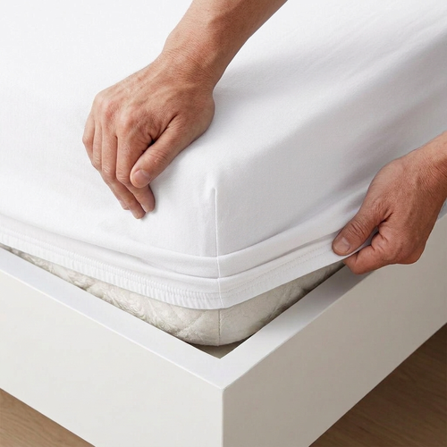 4Home Jersey prostěradlo DELUXE bílá, 200–220 x 200 cm