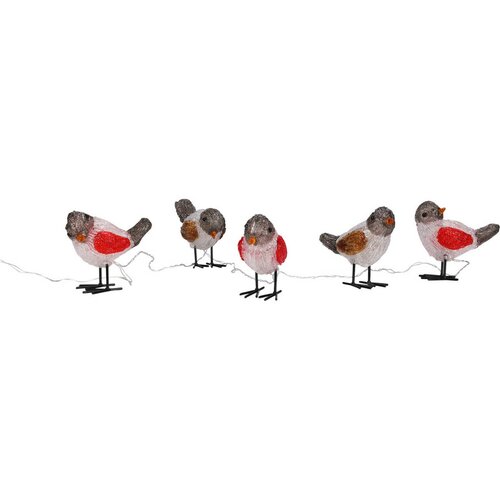 Birds világító kültéri dekoráció 40 LED, hideg fehér
