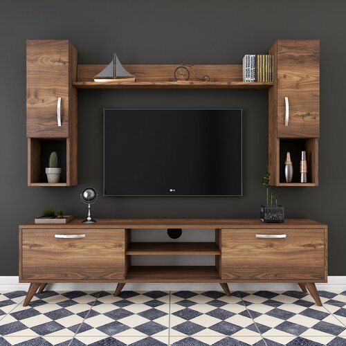 Televízna stena Mio Walnut
