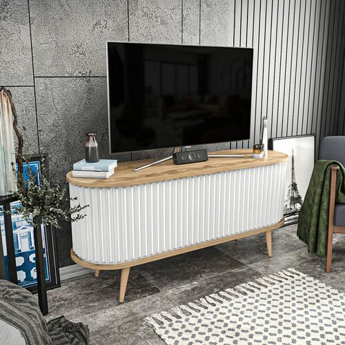 Stor Oak and White I TV-asztal