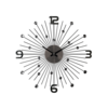 Nástěnné hodiny Lavvu Crystal Sun LCT1071 černá, pr. 49 cm
