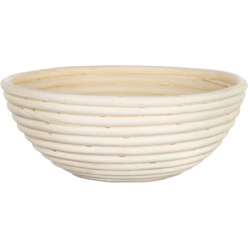 Banquet Okrągła patelnia do chleba naturalna,średnica 21 x wys. 7,5 cm, kwiatek