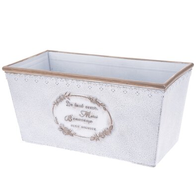 Пластиковий ящик для квітів Paris, білий, 31,5 x 15,5 x 15 см