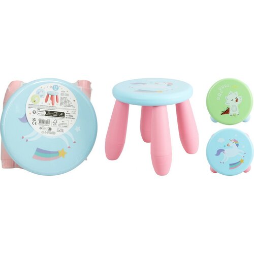 Hatu Scaun pentru copii Unicorn, 23 x 22 x 21 cm,plastic
