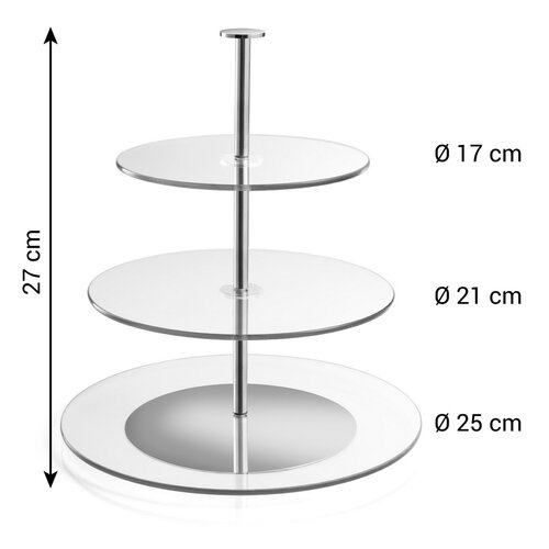 Tescoma DELICIA Etagere aus Glas, 3 Etagen