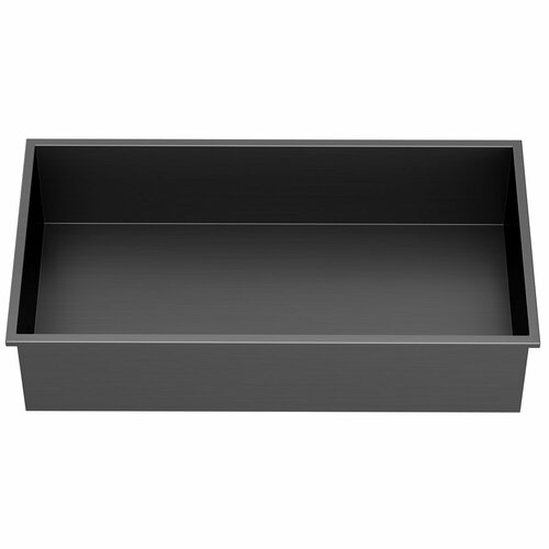 POLYSAN 1301-53B Inserta полиця вбудовувана 51 x 27 см, нержавіюча сталь, антрацит