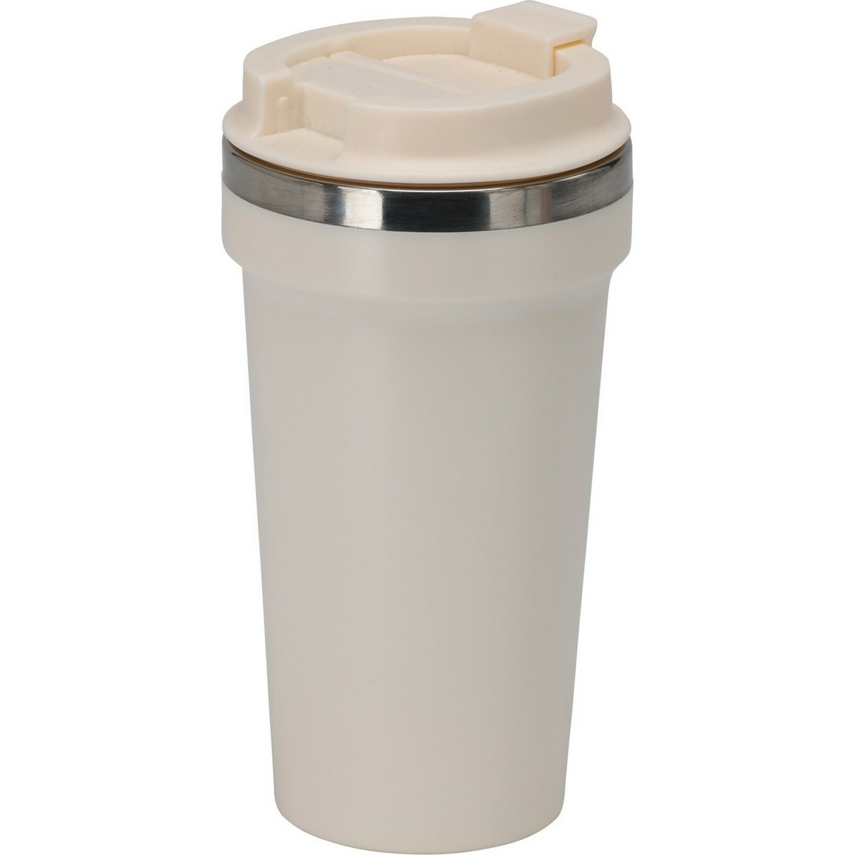 Utazó ivópohár, fehér, 500 ml, krém akciós termékkép 1
