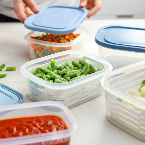 Tescoma Dóza do mrazničky s košíkom 4FOOD 1,0 l