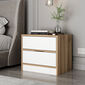 Noční stolek Elina Walnut White