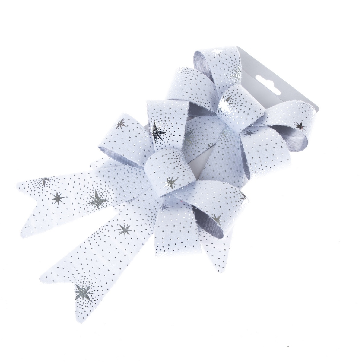 Dekoracja świąteczna Wstążki, gwiazdki, zestaw 2 szt., 14 x 24 cm