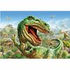 Dino Puzzle Souboj dinosaurů, 2x 48 dílků