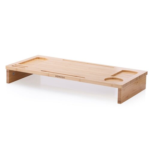 Masă pentru laptop Ochte, din bambus, 65 x 30,5 x 9 cm