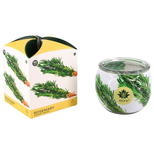 Arome dišeča sveča v steklenem kozarcu Rosemary,90 g