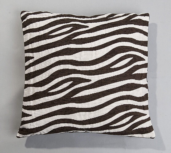 Povlak na polštářek Zebra BO-MA 45 x 45 cm, bílá + černá, 45 x 45 cm
