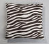 Povlak na polštářek Zebra BO-MA 45 x 45 cm, bílá + černá, 45 x 45 cm