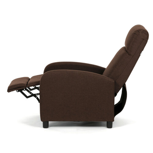Polohovací křeslo COMFORT, hnědá