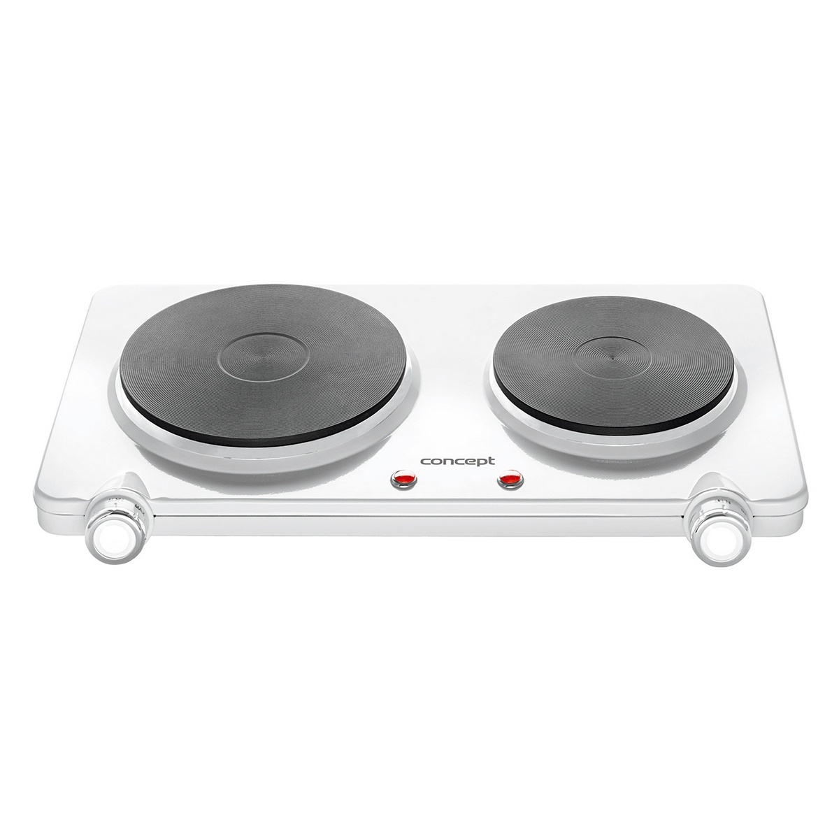 Concept VE3025 kettős főzőlap, 2250 W, fehér termék 2. képe