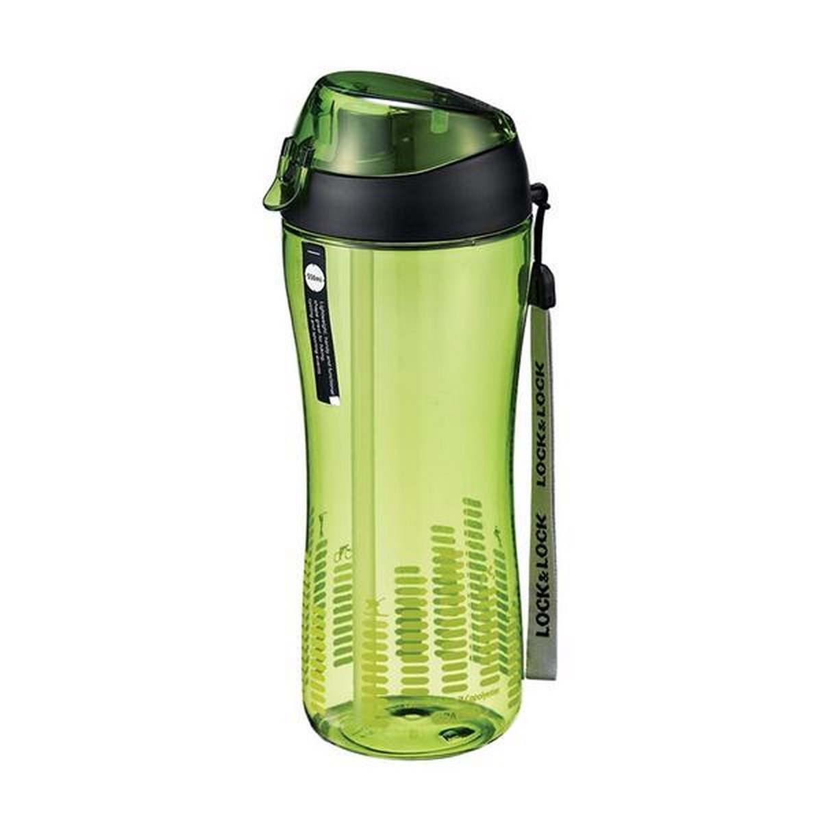 LAHEV SPORTOVNÍ 550ML, SILIKONOVÉ BRČKO, ZELENÁ