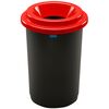 Eco Bin szelektív hulladékgyűjtő kosár, 50 l, piros