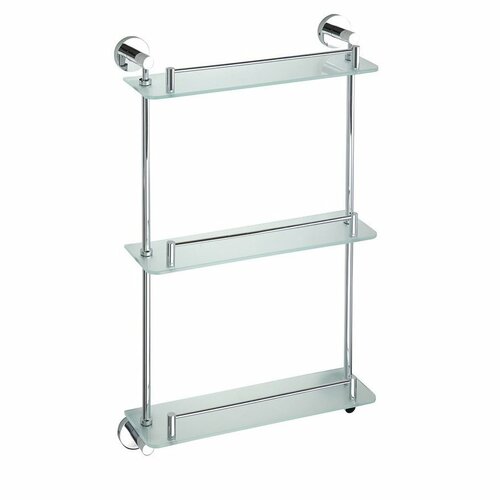 SAPHO XR608 X-Round E háromszoros üvegpolccsapdával 38 x 67,5 x 13 cm