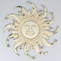 Металева настінна декорація Сонце, 50 x 50 x 3 см