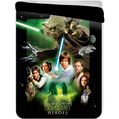 Narzuta dla dzieci pikowana Star Wars, 180 x 260 cm