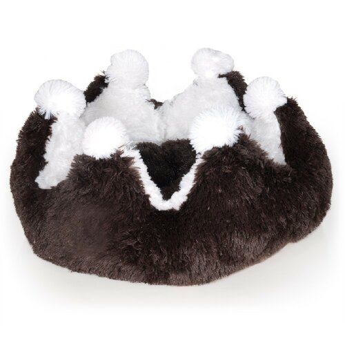 Legowisko dla psów i kotów Tommi Princess brązowe,38 x 38 x 20 cm