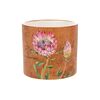 Keramični lonček za rože Poppies rjava, premer 9 xvišina 9 cm
