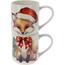 Róka 2 db-os bögre készlet, 265 ml, porcelán