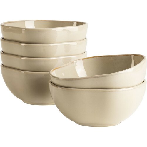 Mäser Set skodelic Cordelia Sand 16 cm, 6 kos