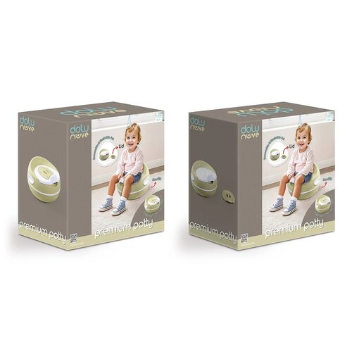 Dolu Baby oliță Premium, verde deschis , 19,5 x34,5 x 33,5 cm