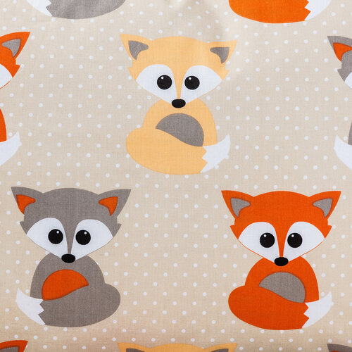 4Home Bavlnené obliečky Little Fox, 220 x 200 cm, 2 ks 70 x 90 cm