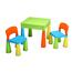 New Baby Dětská sada stolečku a židliček 3 ks, barevná