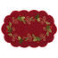 Vianočný obrus Cezmína červená, 30 x 45 cm