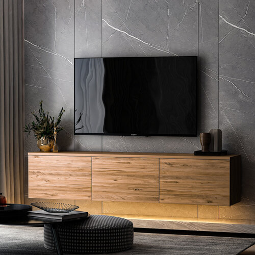 Neon Illuminated Atlantic Pine TV-állvány
