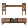 Set mobilier TV Mio Walnut