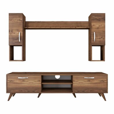 Set mobilier TV Mio Walnut