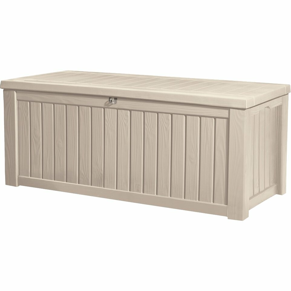 Keter Rockwood záhradný úložný box 570 l, krémováfarba